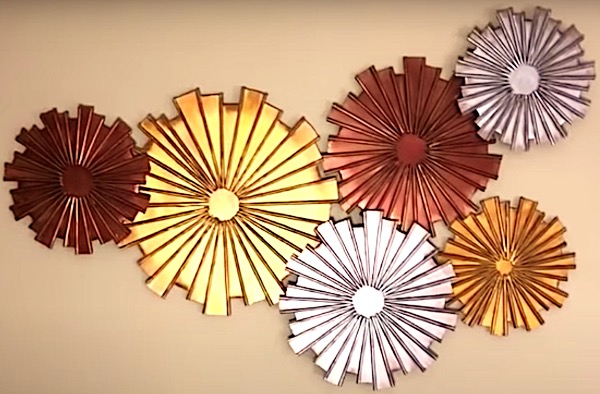 diy, DIY Project, 'Interconnected Wheels' wall decor, do it yourself, interior design, home decor, interior decor, wall decor, art, creativity, creative project, hobby, summer project, holiday project, art project, home decoration, interior decoration, home decoration ideas, simple DIY, easy DIY project, DIY project with material, DIY project idea, Hobby ideas, home art, art for home
