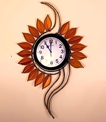 DIY Project - Sunflower Clock. Do it yourself