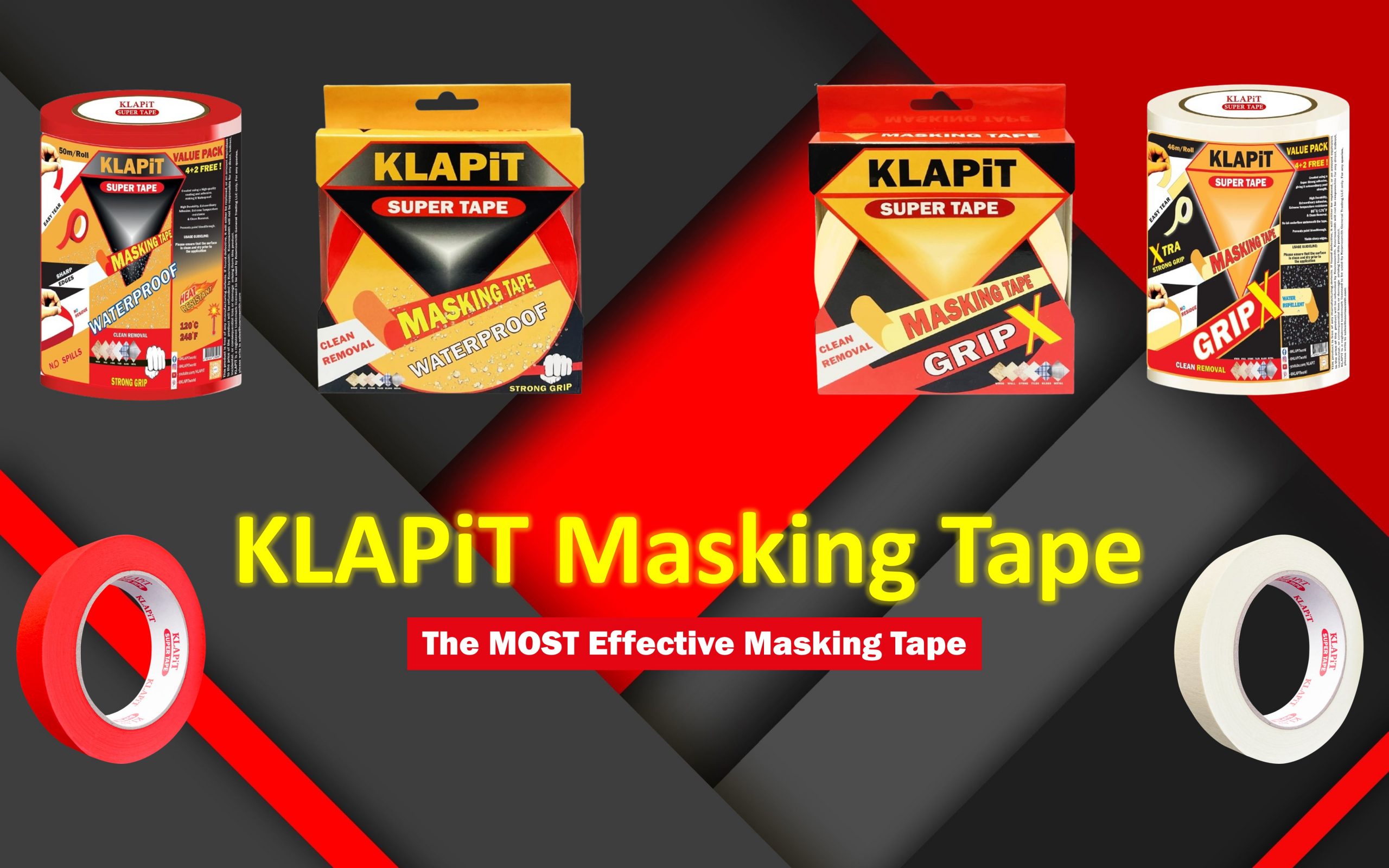 KLAPiT Masking Tape Washi Tapes